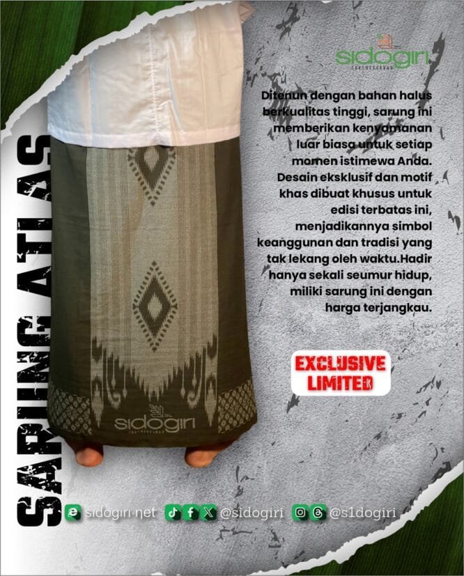 Sarung Souvenir Milad 288